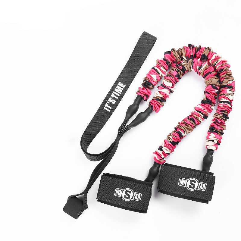 Artefacto de entrenamiento de cadera femenina con banda elástica para fitness