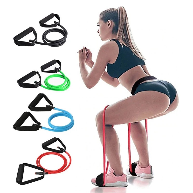 Adjustable Fitness Booty Bands Set with Resistance Bands and Waist Belt