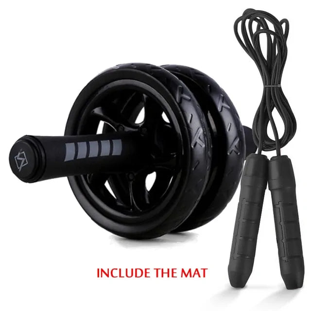 2-in-1 Ab Roller & Jump Rope Set