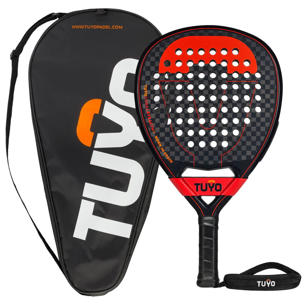 Coral Stealth - Padel Racket Teardrop Shape for the Attacking Padel Player