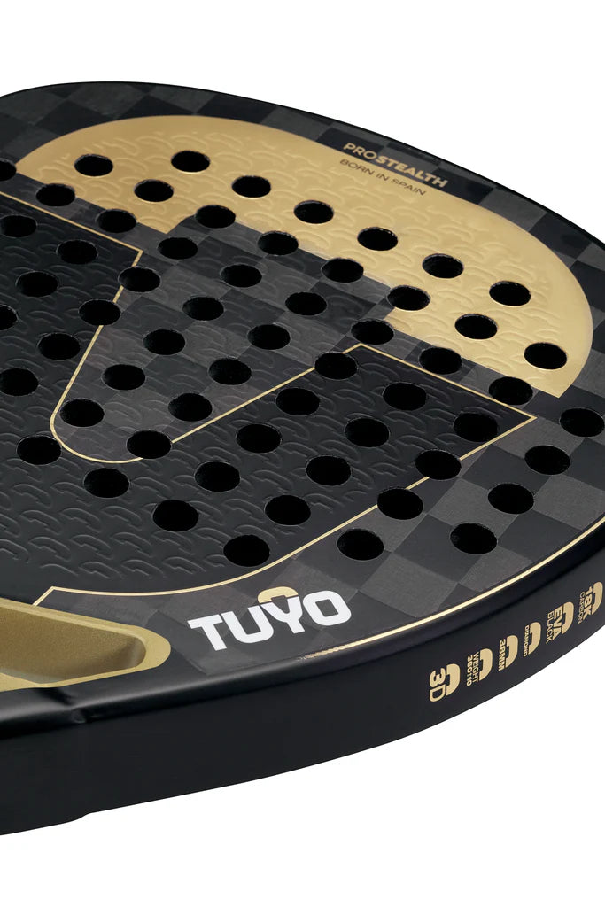 Gold Stealth Pro - Diamond Shape Padel Racket for Pros