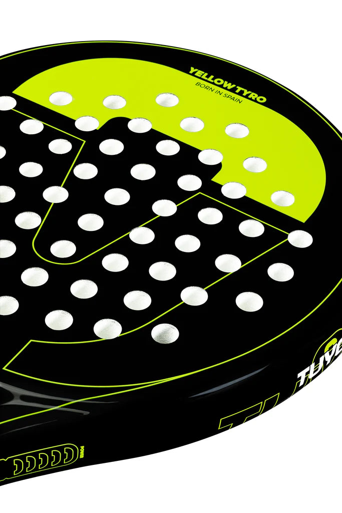 Yellow Tyro - Round Padel Racket for Beginners