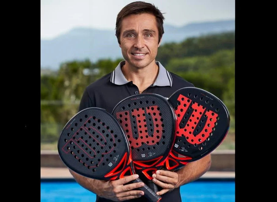 Wilson Bela LT Padel Racket (Red/Black)