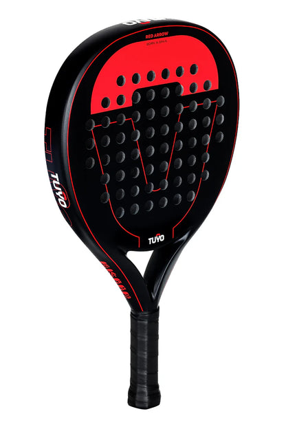 Red Arrow Teardrop Padel Racket - For Ambitious Beginners