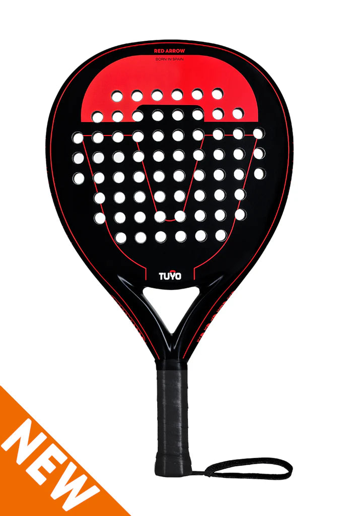 Red Arrow Teardrop Padel Racket - For Ambitious Beginners