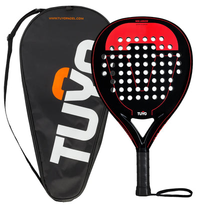 Red Arrow Teardrop Padel Racket - For Ambitious Beginners