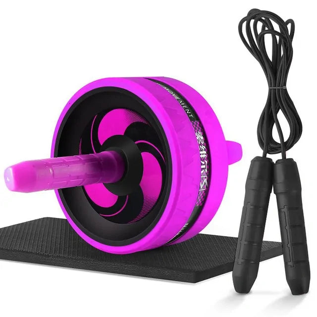 2-in-1 Ab Roller & Jump Rope Set