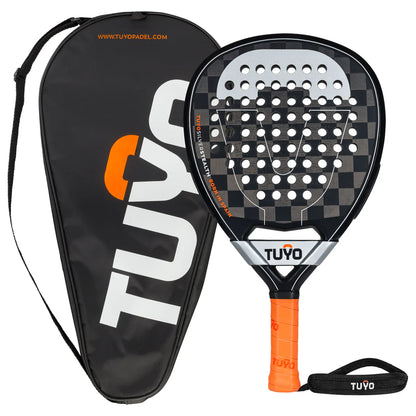 Silver Stealth V2 Padel Racket Teardrop Shape for the Attacking Padel Player