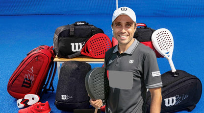 Pala de pádel Wilson Bela LT (roja/negra)