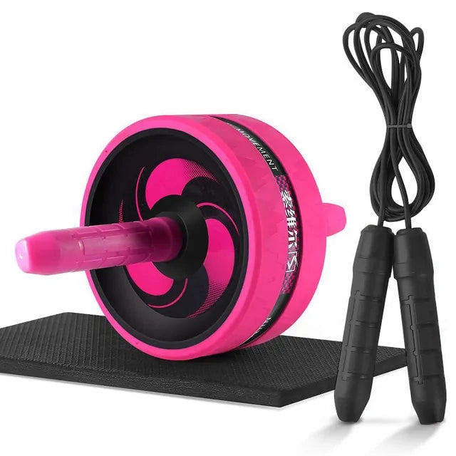 2-in-1 Ab Roller & Jump Rope Set