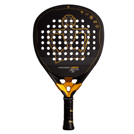 Black Crown Patron Gold Padel Racket