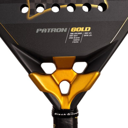 Black Crown Patron Gold Padel Racket