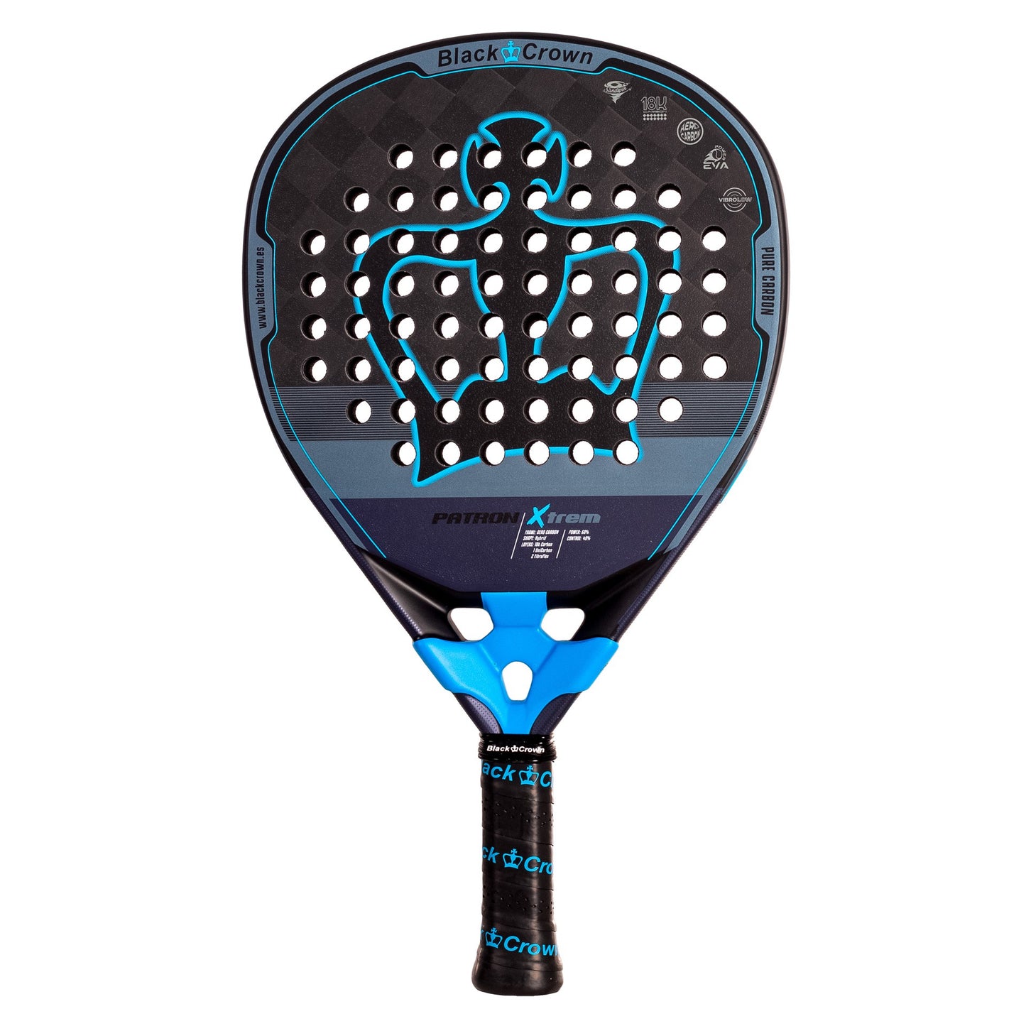 Black Crown Patron Xtrem Padel Racket