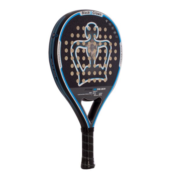 Black Crown Piton 12 Silver Padel Racket