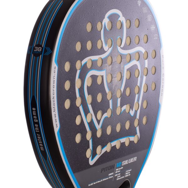 Black Crown Piton 12 Silver Padel Racket