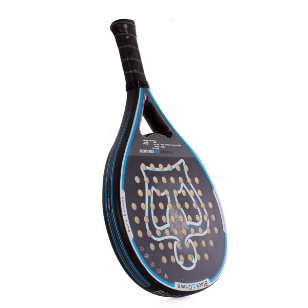 Black Crown Piton 12 Silver Padel Racket
