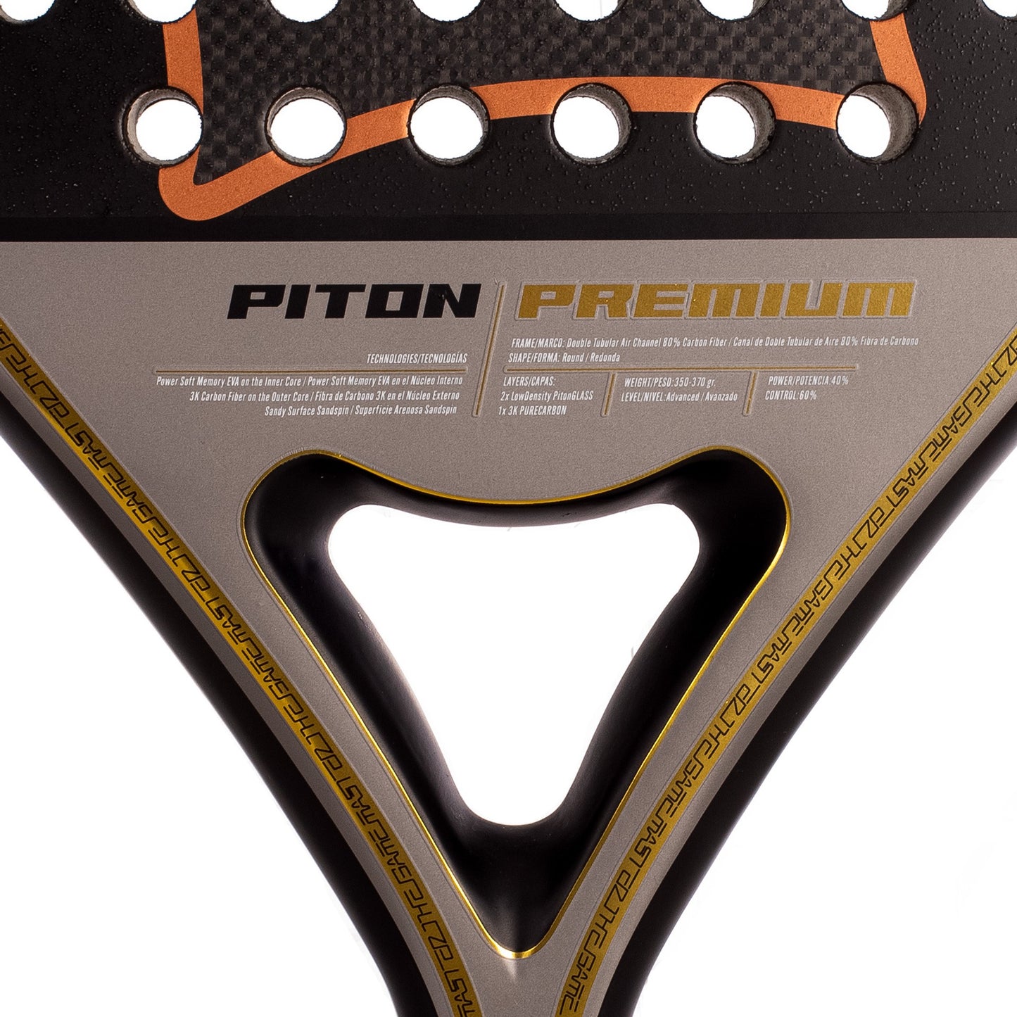 Black Crown Piton Premium Padel Racket