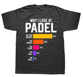 Padel Players - Why I Lose T Shirts