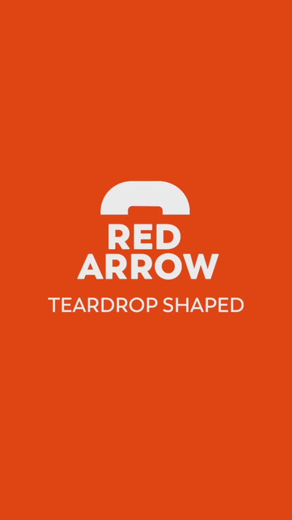 Red Arrow Teardrop Padel Racket - For Ambitious Beginners