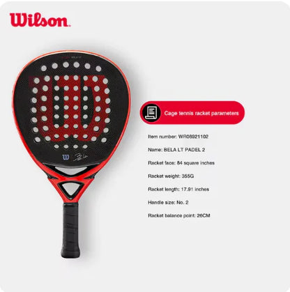 Wilson Bela LT Padel Racket (Red/Black)