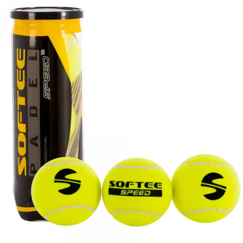 Softee Speed Padel Balls - Tube of 3