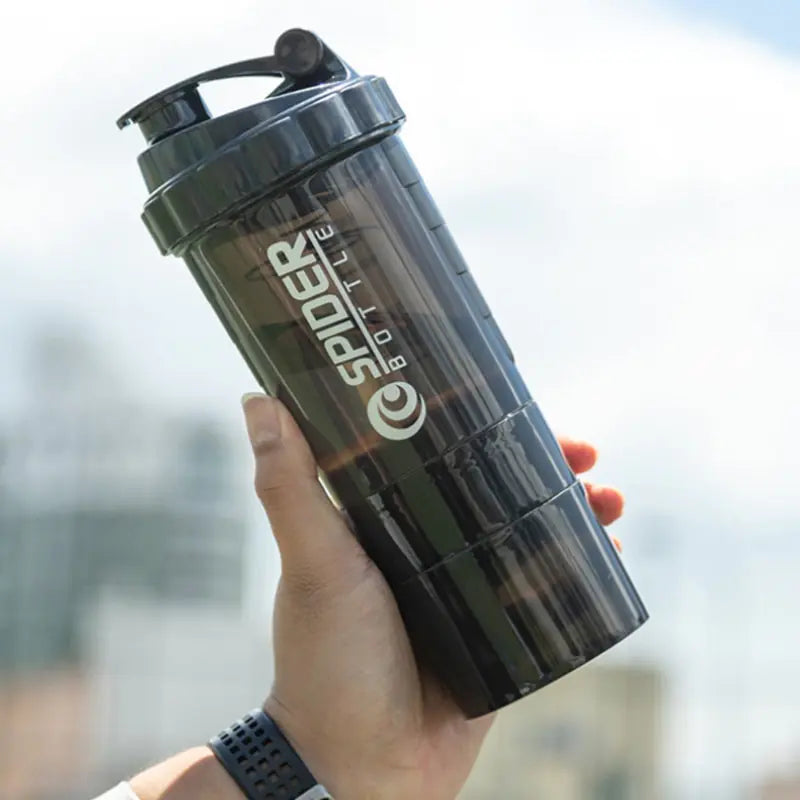 3 Layers Shaker Protein Bottle